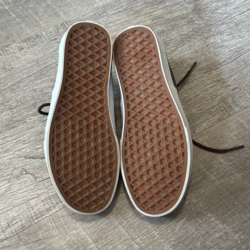 VANS Era 59 Charcoal Grey Skate Shoe Mens 5 / W 6.5 Aztec Print Leather Accent - Picture 10 of 11